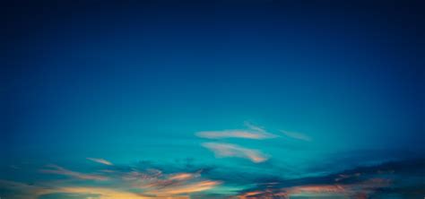 Beautiful Sunset With Blue Sky And Clouds Natural Background 7312571