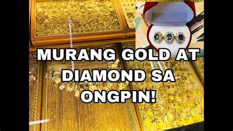 Sobrang Mura Ng Gold At Diamond Ring Sa Ongpin Napabili Ako Worth