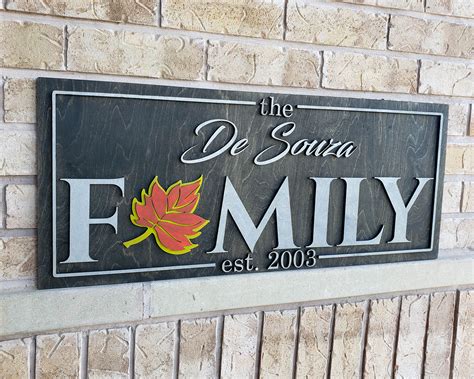 Family Name Established Sign All Seasons Interchangeable Sign | Etsy ...