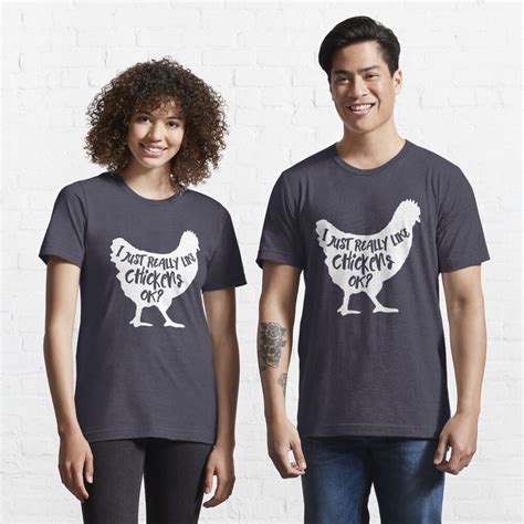 I Just Reall Like Chickens Ok Cute Chicken Lover T Shirt T T Shirt For Sale By Teemaniac