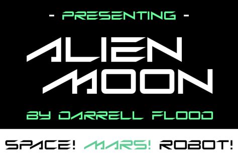 Alien Moon Windows Font Free For Personal