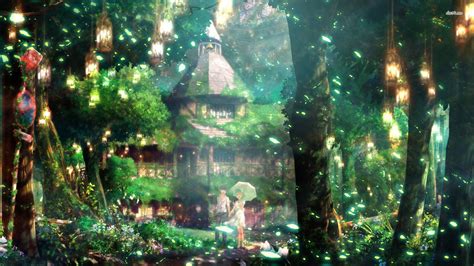 Anime Forest Wallpapers Top Free Anime Forest Backgrounds