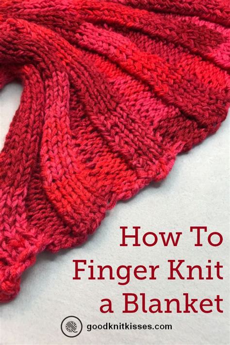 These 3 skeins of yarn made me a throw that ended up being 30 inches wide by 50 inches. How to Finger Knit a Blanket (With images) | Finger ...