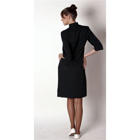 Codes promo, ventes flash, livraison offerte, trouvez le produit de vos rêves à prix robe 3/4. Blouse robe femme noire Esthétique manches 3/4 Look Asie