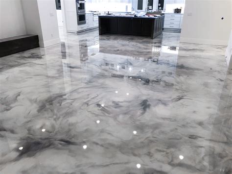 What Is The Best Epoxy For A Metallic Floor Glossy Floors