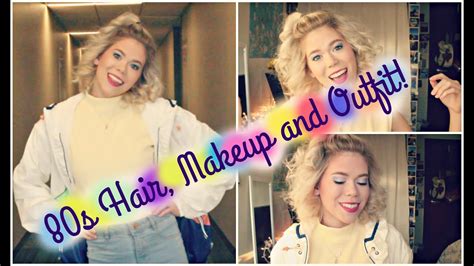 For the eyes, go for an elongated eye liner paired with bright eye shadows. 80s HAIR, MAKEUP & OUTFIT // Katie Legate - YouTube