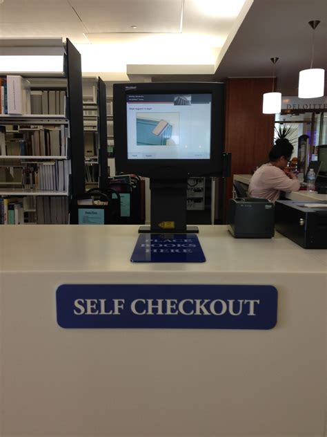 The Librarys Self Checkout Station Is A Quick And Easy Way To Check