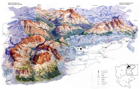 Mapas De Los Dolomitas Guía Blog Italia