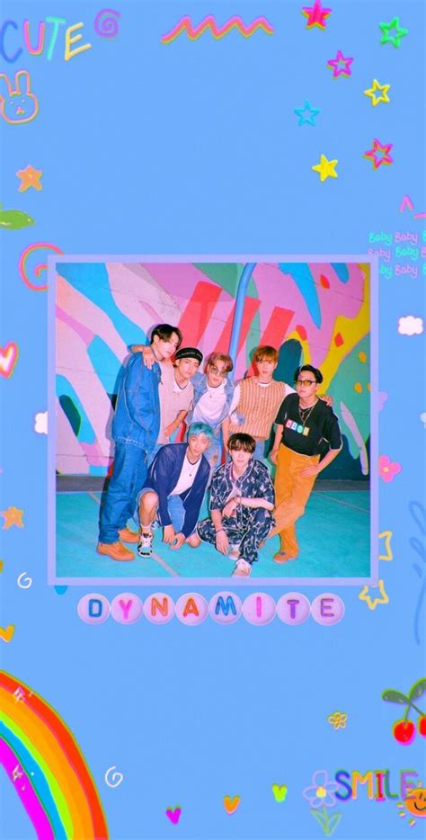 Bts Dynamite Aesthetic Desktop Wallpaper Hd Bts Desktop Wallpapers