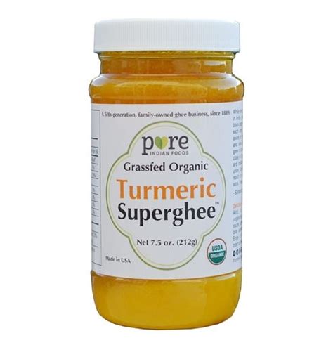 Turmeric Superghee Grassfed Certified Organic Oz Organic