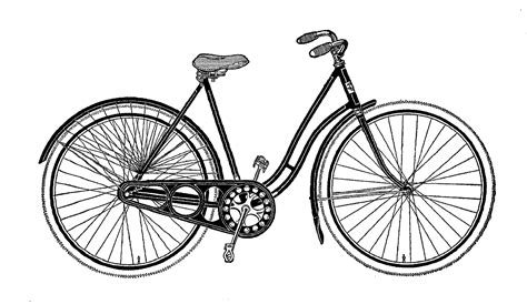 Bicycle Black And White Clip Art Library