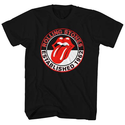The Rolling Stones T Shirt Established 1962 The Rolling Stones Shirt