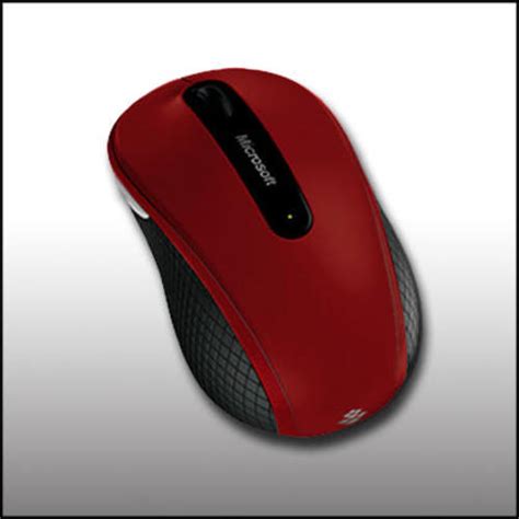 Microsoft D5d Wireless Mobile 4000 Mouse Red Oem