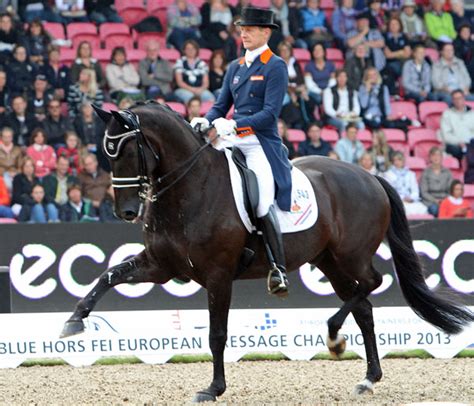 The simple task to stand still on all four legs is obviously difficult for grand prix horses. Edward Gal & Undercover Score 82% to Win Indoor Brabant ...