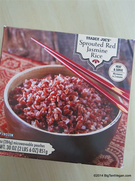 Sprouted Red Jasmine Rice Frozen Trader Joes Vegan Trader Joes