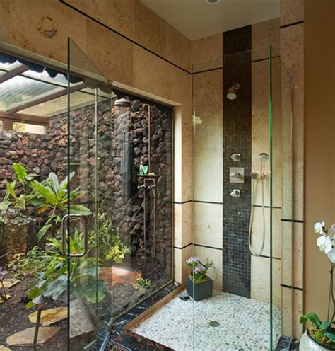 Fantastic Ideas For Outdoor Shower Enclosure In Garden