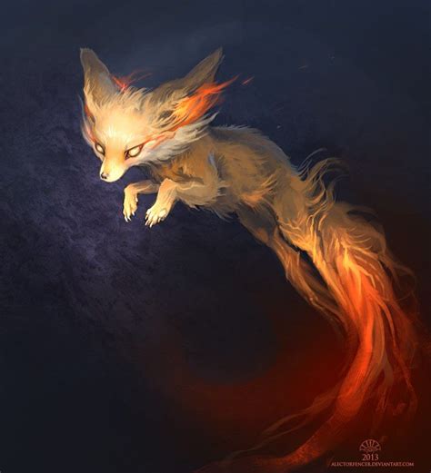 Fox Image Mythical Creatures Art Mythological Creatures Magical
