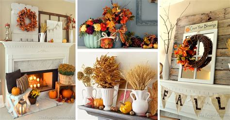 24 Best Fall Mantel Decorating Ideas And Designs For 2019