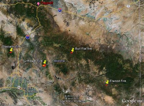 Thus, while wla doesn't genrally report on wildfires, in this case….attention must be paid. Four large fires burning in Arizona
