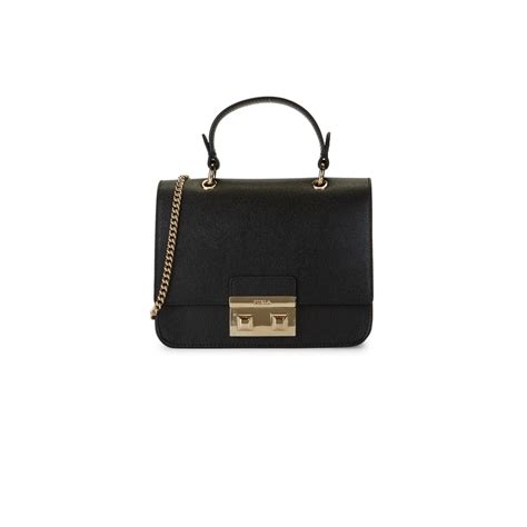 Furla Mini Bella Leather Top Handle Bag Lyst