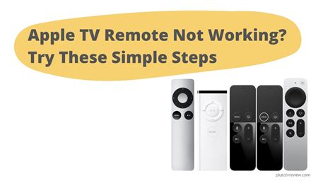 Apple TV Remote Not Working? Try These 3 Simple Steps! - Pluto TV