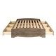 Utilize the space beneath your bed with the full mate's platform storage bed with 6 drawers. Prepac Mate's Platform Storage Bed with 6 Drawers - On ...