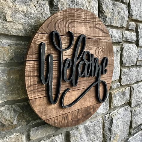 Diy Round Wood Signs