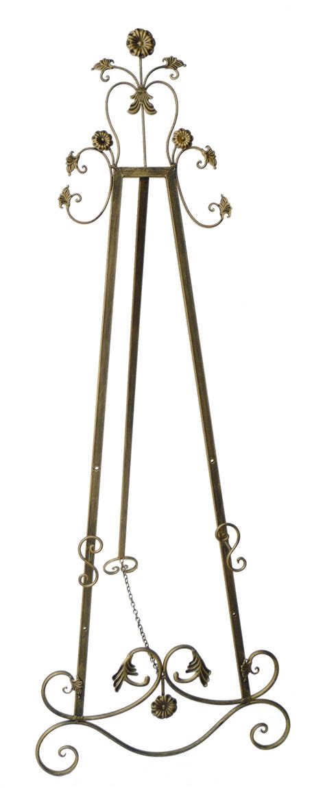 5% coupon applied at checkout. Floor easel - Antique Gold | Floor easel, Metal easel ...