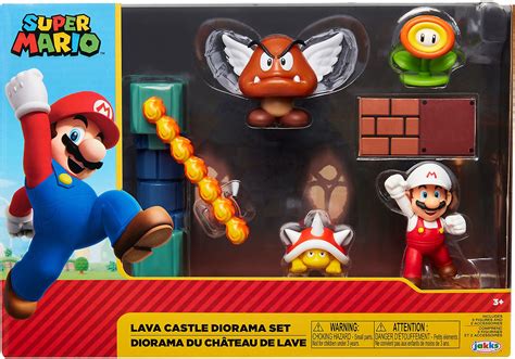 Buy Nintendo Lava Castle Diorama Set Includes 5 Pieces25 X 75 X 18