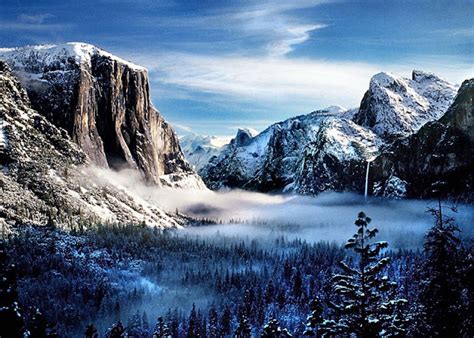 Stunning Images The Breathtaking Yosemite Valley In Winter Stunning