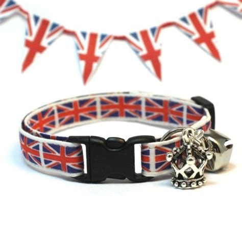 Check out our cat breakaway collar selection for the very best in unique or custom, handmade pieces from our pet collars & jewelry shops. Union Jack Breakaway Cat Collar Royal Wedding by MogsTogs ...