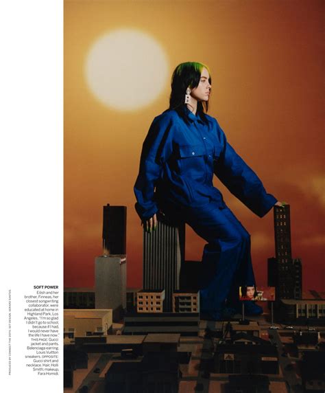 Find articles, slideshows and more. BILLIE EILISH in Vogue Magazine, March 2020 - HawtCelebs