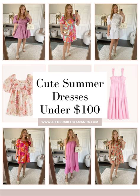 Cute Summer Dresses Under 100 Affordable By Amanda
