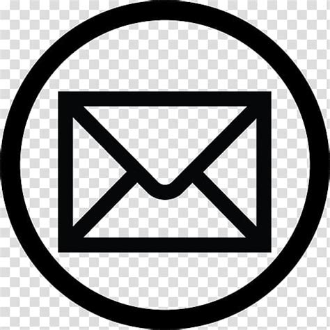 Email Logo Icon Email Black Envelope Logo Transparent Background Png