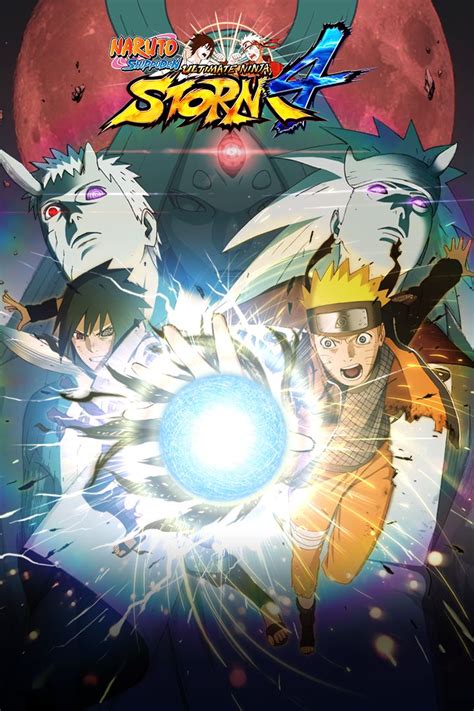 Naruto Shippuden Ultimate Ninja Storm 4 2016 Xbox One Box Cover Art