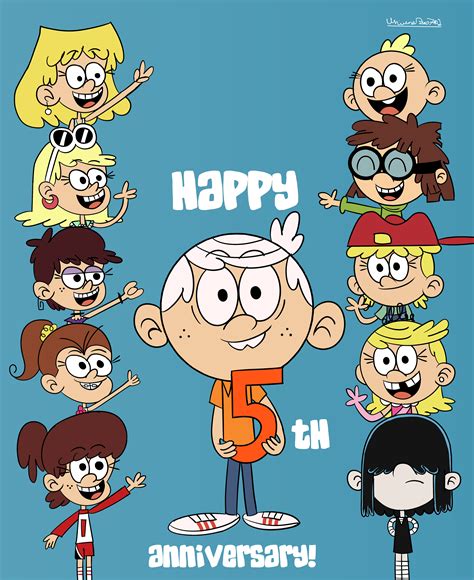 Happy 5th Anniversary The Loud House By Universepines7102 On Deviantart