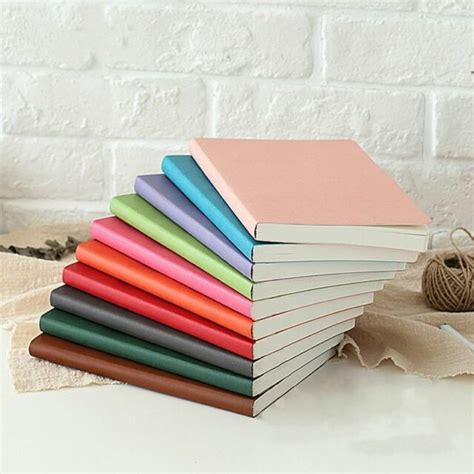 A5 Journal Notebook 120 Sheets Soft Cover Dotted Pages Sewing Biding