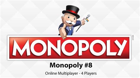 Monopoly 8 Online Multiplayer 4 Players Classic Mode Board