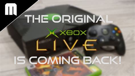 The Original Xbox Live Is Coming Back Project Insignia Youtube