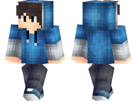 Blue Boy Minecraft Pe Skins