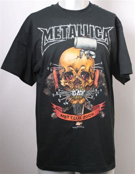 Thanks for visiting our metallica shirts homepage on the band shirt archive. Metallica The Metallica Club 2004 US t-shirt (581694)