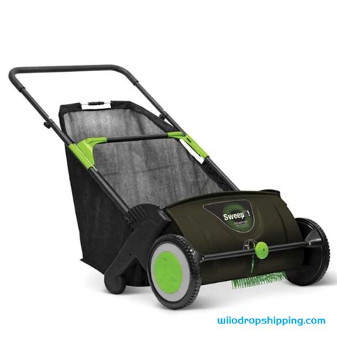 Premium Leaf Collecting Push Lawn Yard Sweeper Inches