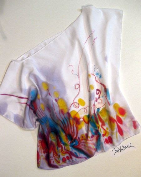 Hand Painted Clothing By Artist Love Painting Fabric