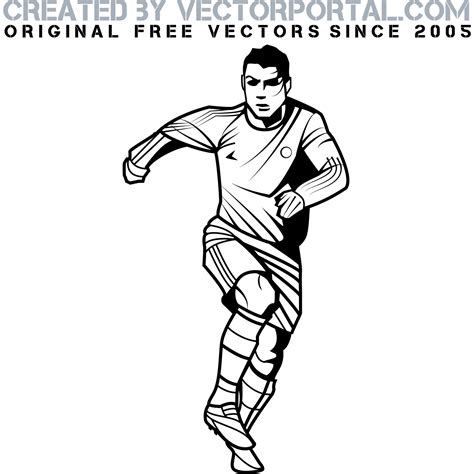 Vector For Free Use Soccer Player Vector Clip Art Clip Art Library