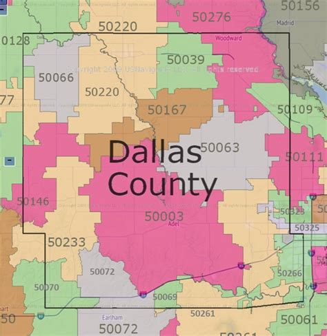 Dfw Area Zip Code Map United States Map