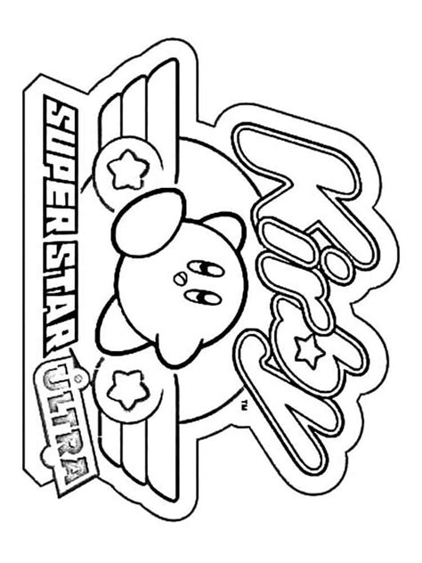 Kirby coloring pages. Free Printable Kirby coloring pages.