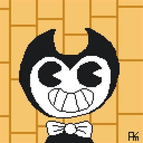 Oc Bendy From Bendy And The Ink Machine Made Using 8 Bit Painter On