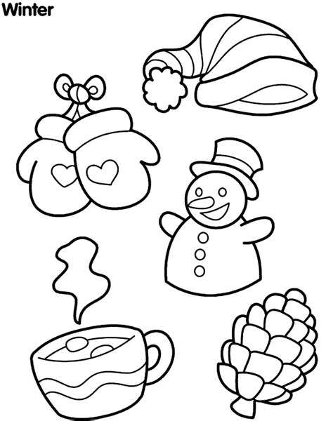 Winter Colouring Pages Printable Coloring Home
