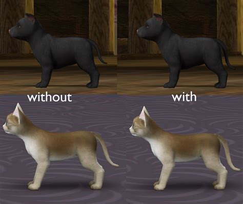 Download the playable pets mod. Mod The Sims - Tail Thickness Slider for Pets