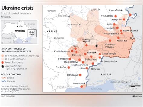 This Map Explains What You Need To Know About The Ukraine Fighting